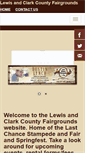 Mobile Screenshot of lewisandclarkcountyfairgrounds.com